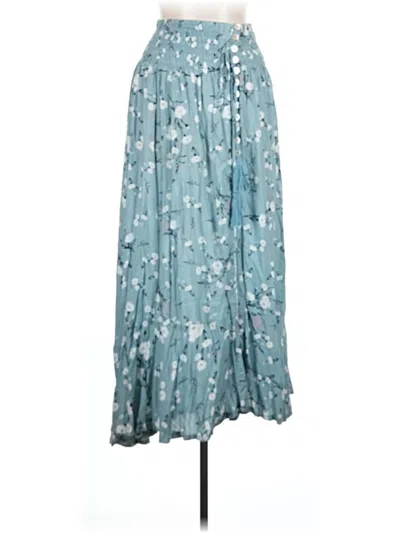 Pre-owned Tiare Hawaii Casual Skirt In Teal