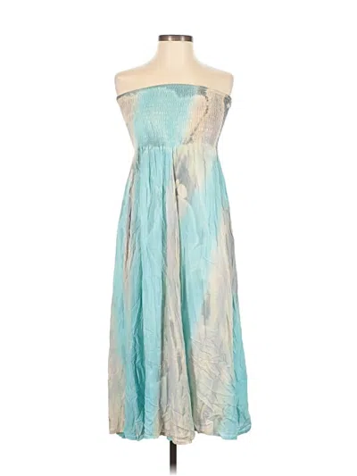 Pre-owned Tiare Hawaii Cocktail Dress In Blue
