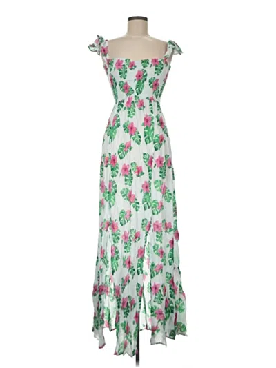 Pre-owned Tiare Hawaii Cocktail Dress In Green