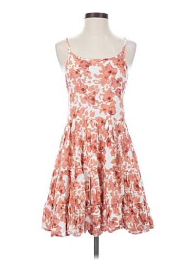 Pre-owned Tiare Hawaii Cocktail Dress In Orange