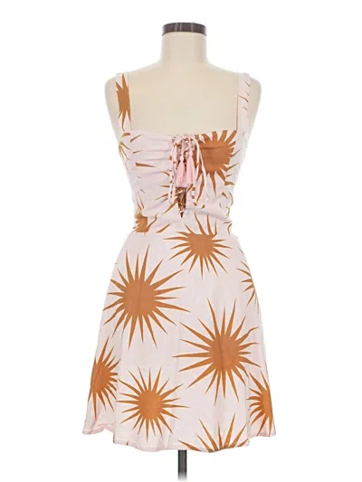 Pre-owned Tiare Hawaii Cocktail Dress In Orange