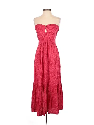 Pre-owned Tiare Hawaii Cocktail Dress In Red