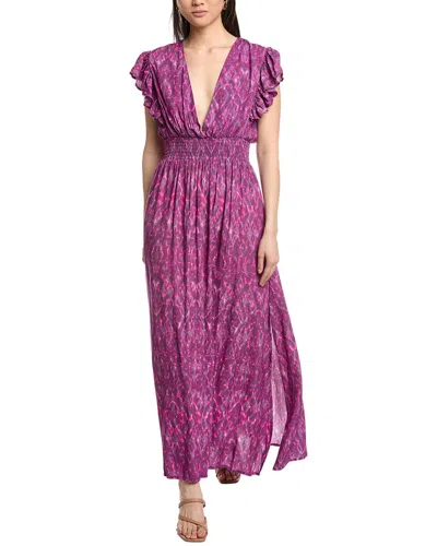 Tiare Hawaii Dahlia Maxi Dress Naturals In Purple