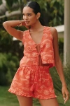 Tiare Hawaii Dixi Linen Pull-on Shorts