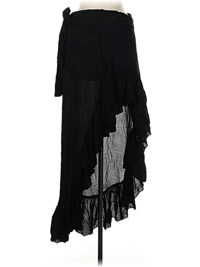 Pre-owned Tiare Hawaii Formal Skirt In Black