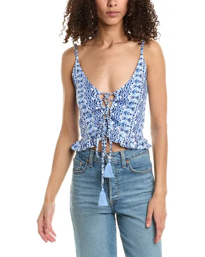 Tiare Hawaii Frill Top In Blue