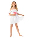 Tiare Hawaii Girls' Hollie Dress - Little Kid, Big Kid In White