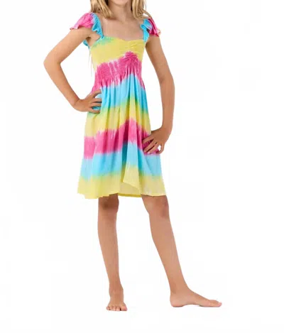 Tiare Hawaii Kids' Girls Hollie Dress In Rainbow In Multi