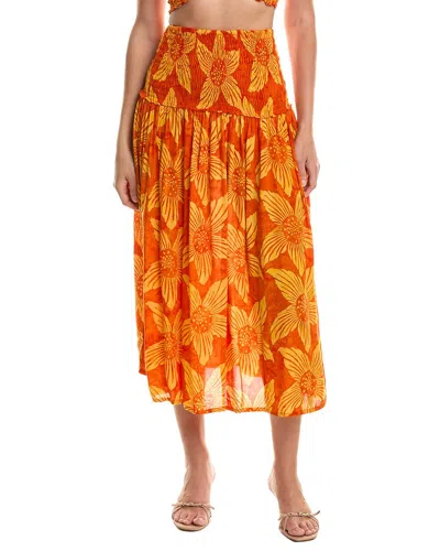 Tiare Hawaii Havana Skirt In Orange