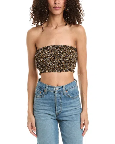 Tiare Hawaii Heat Wave Crop Top In Brown