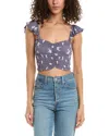 Tiare Hawaii Hollie Crop Top In Purple