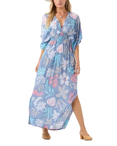 Tiare Hawaii Levine Maxi Dress In Blue