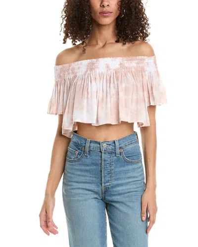 Tiare Hawaii Raquella Crop Top In Pink