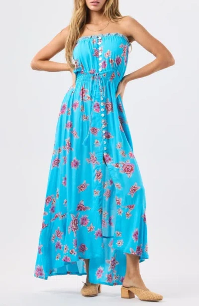 Tiare Hawaii Ryden Maxi Dress In Blue