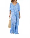 Tiare Hawaii Todos Santos Maxi Dress Swim Cover-up In Blue
