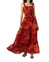 Tiare Hawaii Waverly Maxi Dress In Wine Rust Smoke In Multi