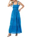 Tiare Hawaii Waverly Maxi Dress Swim Cover-up In Batik Salt Pacific