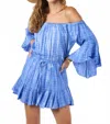 Tiare Hawaii Wildrom Romper In Azure Ripples In Blue