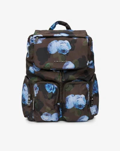 Tiba + Marl Women's Alto Changing Backpack Brown Modern Floral Print