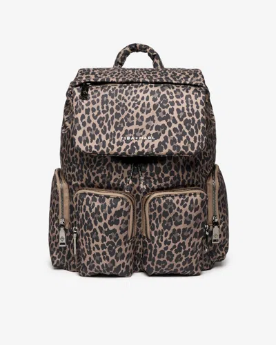 Tiba + Marl Women's Alto Changing Backpack Brown Tonal Leopard