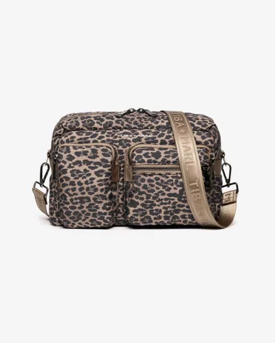 Tiba + Marl Women's Axel Buggy Organiser / Changing Bag Brown Tonal Leopard