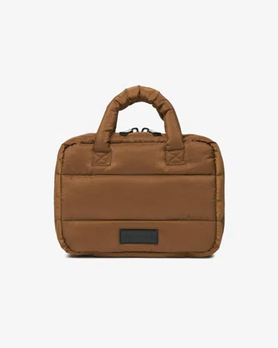 Tiba + Marl Women's Brown Puffy Changing Grab Bag Coffee