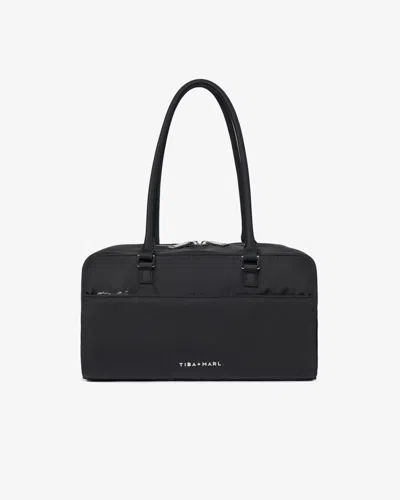 Tiba + Marl Women's Riley Compact East-west Changing Bag Black Woven