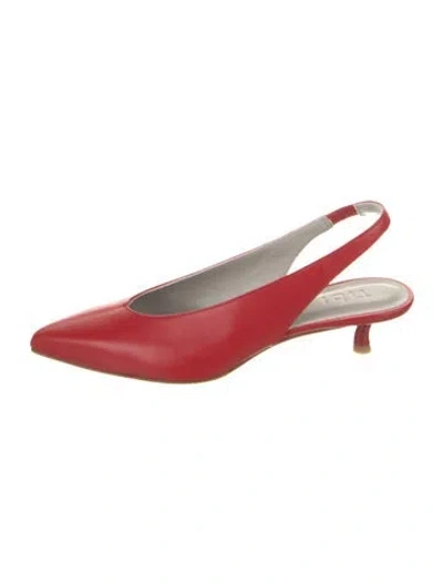 Pre-owned Tibi 2025 Alan Slingback Pumps W/ Tags In Red