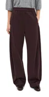 Tibi Active Knit Winslow Pants Brown In Brown