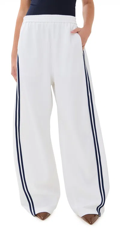 Tibi Active Knit Winslow Pants White