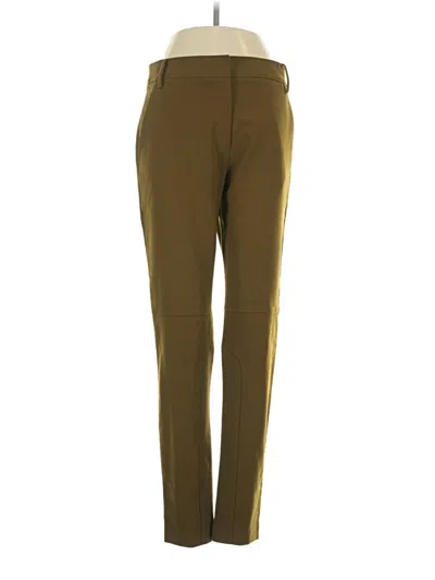 Pre-owned Tibi Active Pants In Gold