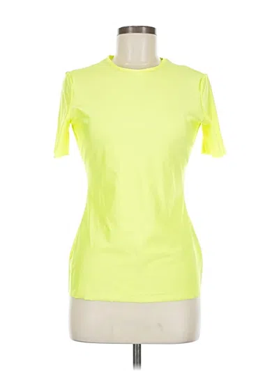 Pre-owned Tibi Active T-shirt In Yellow
