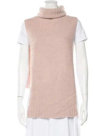 Pre-owned Tibi Alpaca Crew Neck Sweater In Pink