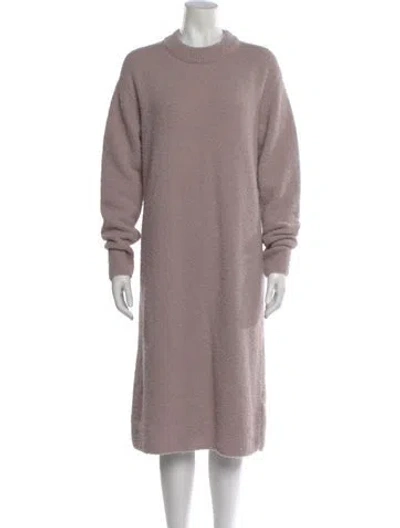 Pre-owned Tibi Alpaca Midi Length Dress In Purple