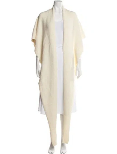 Pre-owned Tibi Alpaca Open Front Sweater In Neutrals