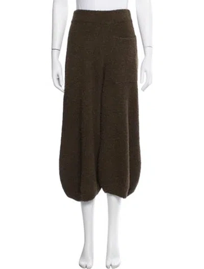 Pre-owned Tibi Alpaca Sweatpants In Brown