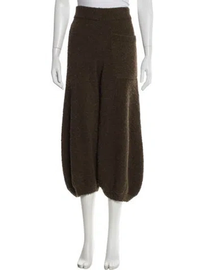 Pre-owned Tibi Alpaca Sweatpants In Brown