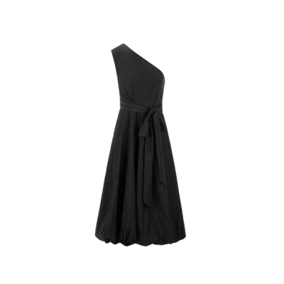 Tibi Asymmetrical Dress In Black