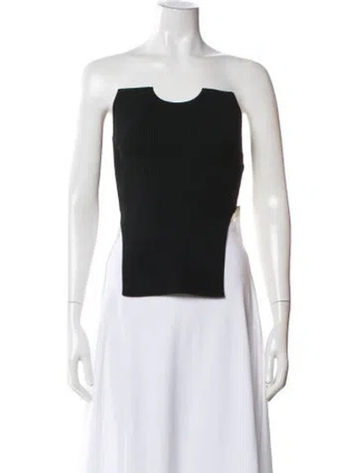 Pre-owned Tibi Asymmetrical Sleeveless Top In Blue