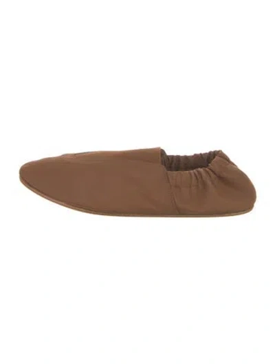 Pre-owned Tibi Ballet Flats In Brown