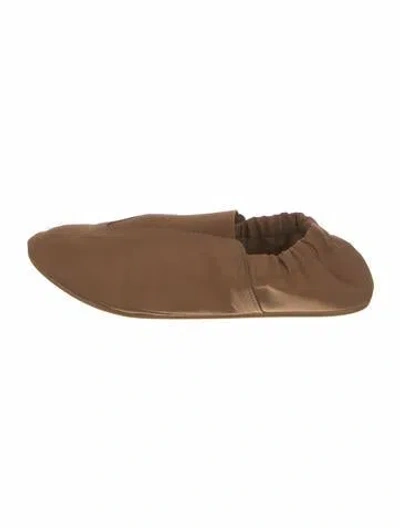 Pre-owned Tibi Ballet Flats In Brown