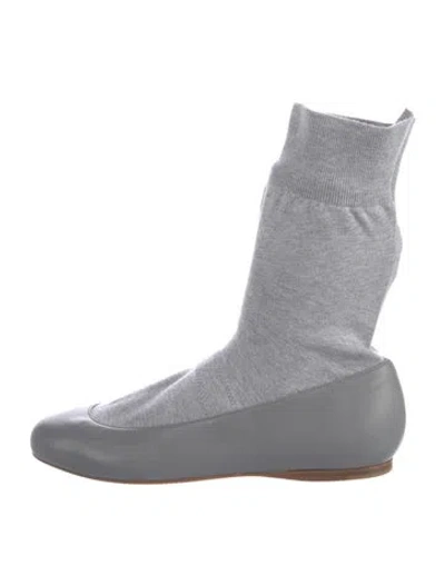 Pre-owned Tibi Ballet Flats In Grey