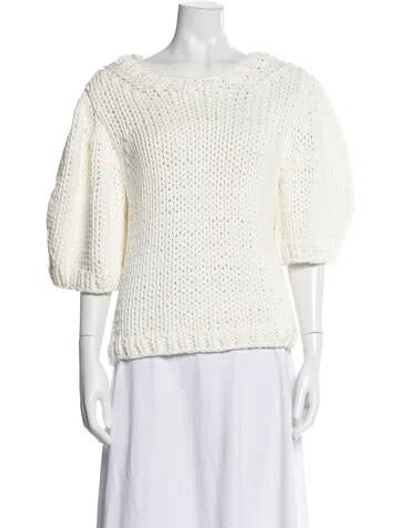 Pre-owned Tibi Bateau Neckline Midi Length Dress W/ Tags In Neutral