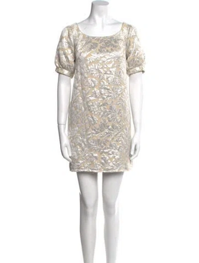 Pre-owned Tibi Bateau Neckline Mini Dress