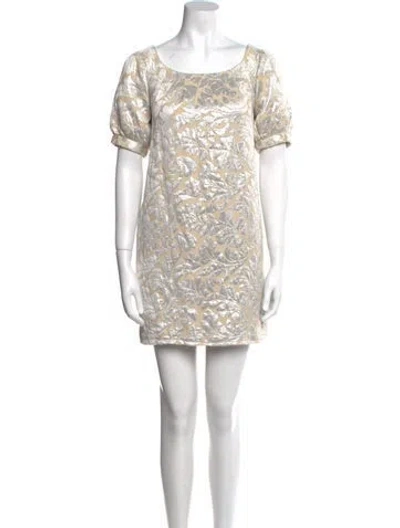 Pre-owned Tibi Bateau Neckline Mini Dress