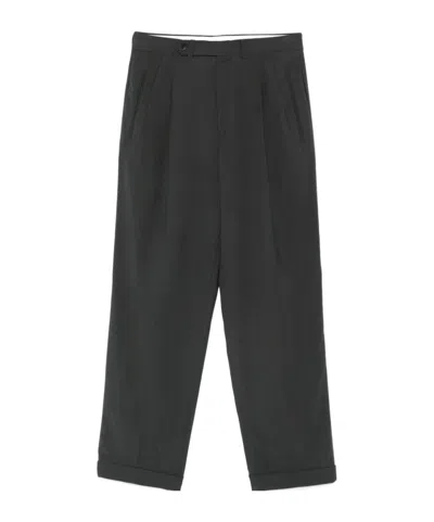Tibi Belt-loop Casual Pants In Gray