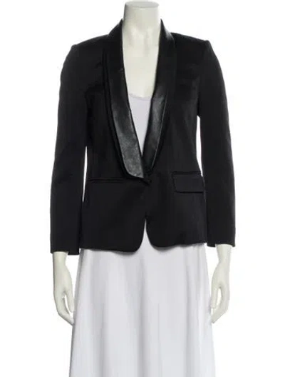 Pre-owned Tibi Blazer In Black
