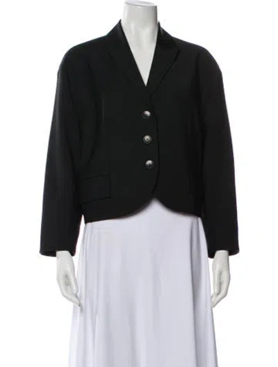Pre-owned Tibi Blazer In Black