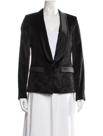 Pre-owned Tibi Blazer In Black