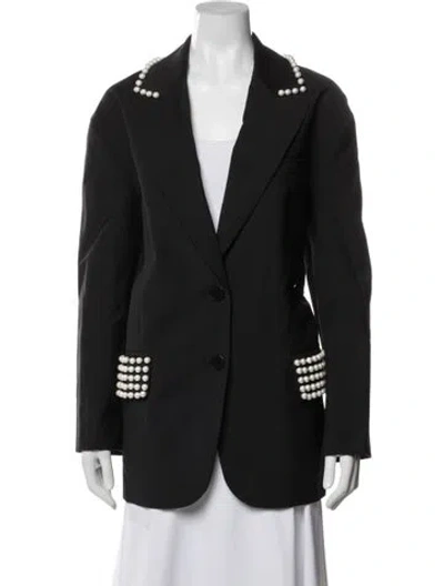 Pre-owned Tibi Blazer In Black